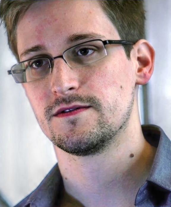 Figure 2 — Edward Snowden in the Mira Hotel in Hong Kong, June 2013, during the interview with Glenn Greenwald that produced the first published video of him as the source of the leaks. The photograph was tak…