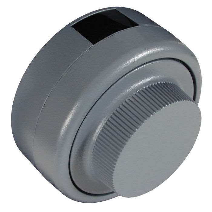 Figure 3 — Figure C — A Kaba Mas (dormakaba) X-10 high-security combination lock, the current lock meeting Federal Specification FF-L-2740B. It is electromechanical but self-powered — rotating the dial genera…